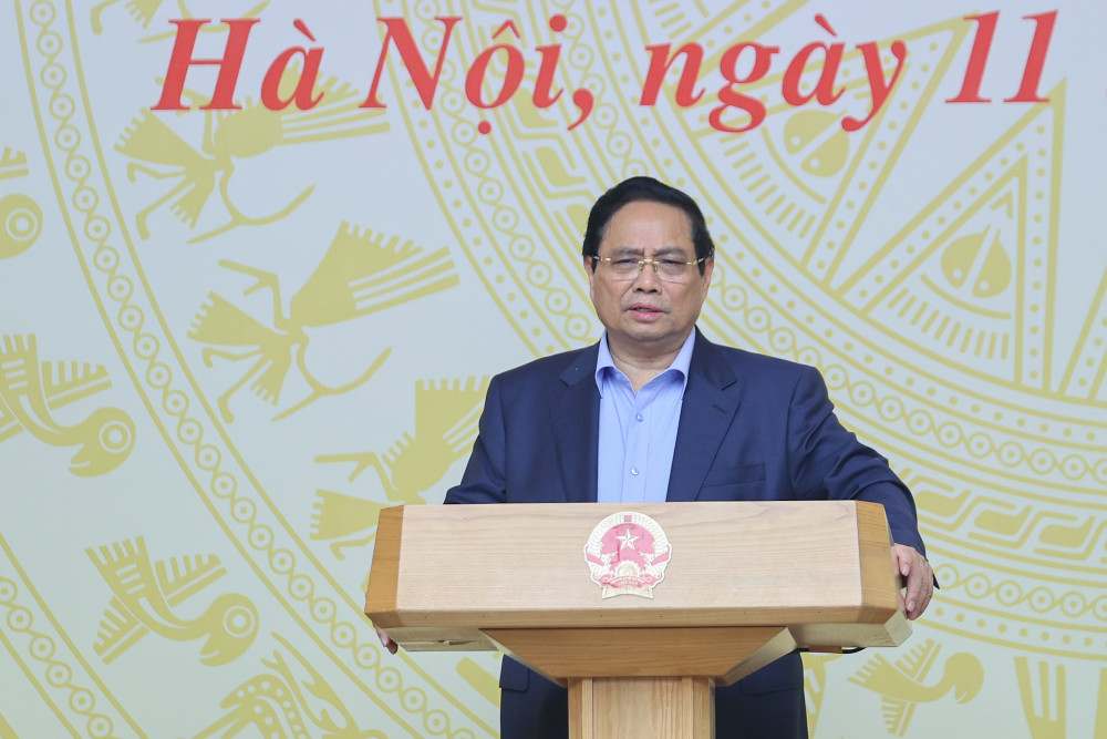 Ủy viên Bộ Chính trị, Thủ tướng Chính phủ Phạm Minh Chính. Ảnh: VGP