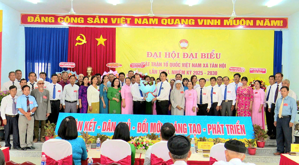 Ông Nguyễn Xuân Chiến giữ chức Chủ tịch UBMTTQ Việt Nam xã Tân Hội, nhiệm kỳ 2025-2030