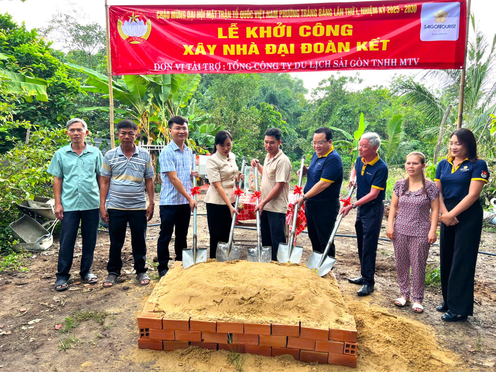 Khởi công xây dựng nhà Đại đoàn kết tại phường Trảng Bàng