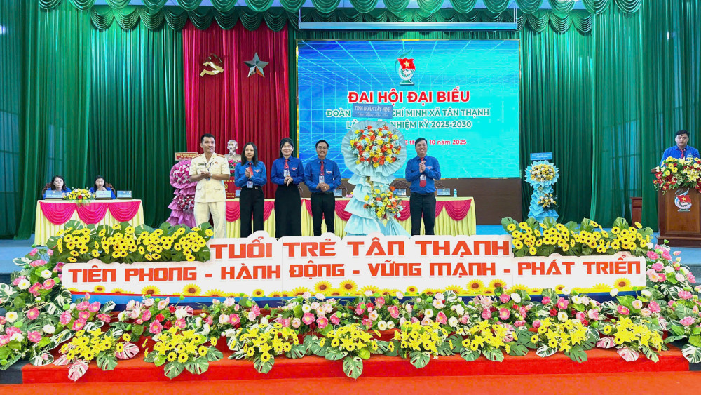 Anh Võ Tiền Phong giữ chức Bí thư Đoàn TNCS Hồ Chí Minh xã Tân Thạnh lần thứ I, nhiệm kỳ 2025-2030
