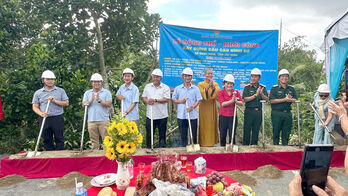 Xã Nhơn Ninh, tỉnh Tây Ninh khởi công cầu Cao Đình Độ, ấp Xóm Cò