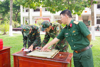 Bộ Tham mưu, Quân khu 7 kiểm tra lực lượng Pháo binh Sư đoàn 5