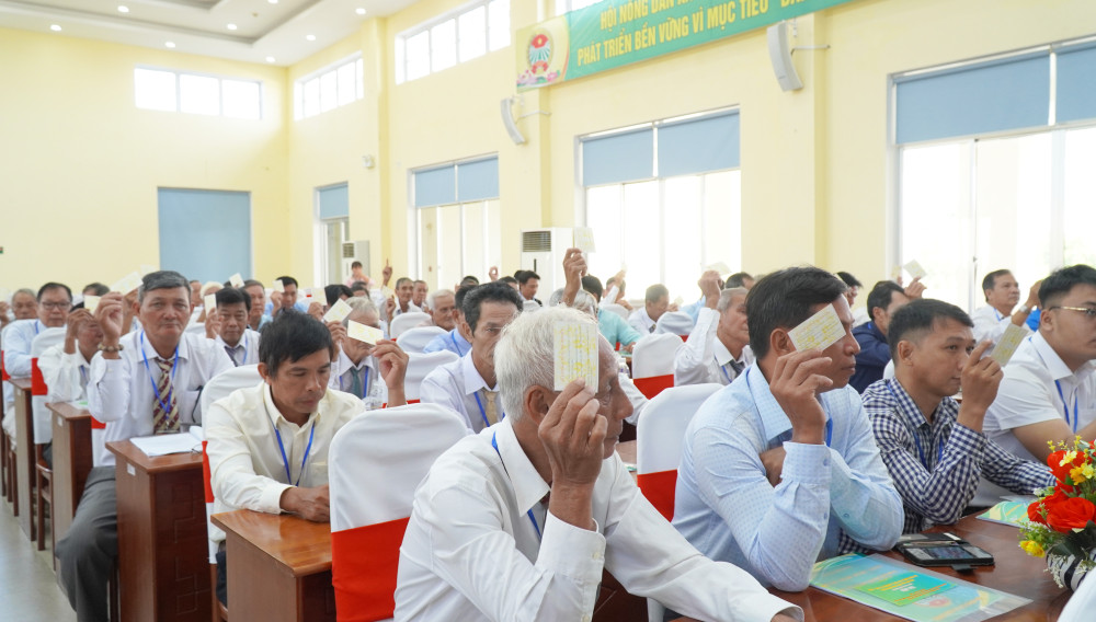 Đại hội đại biểu Hội Nông dân xã Cần Giuộc, xã Mỹ Lộc lần thứ I, nhiệm kỳ 2025-2030