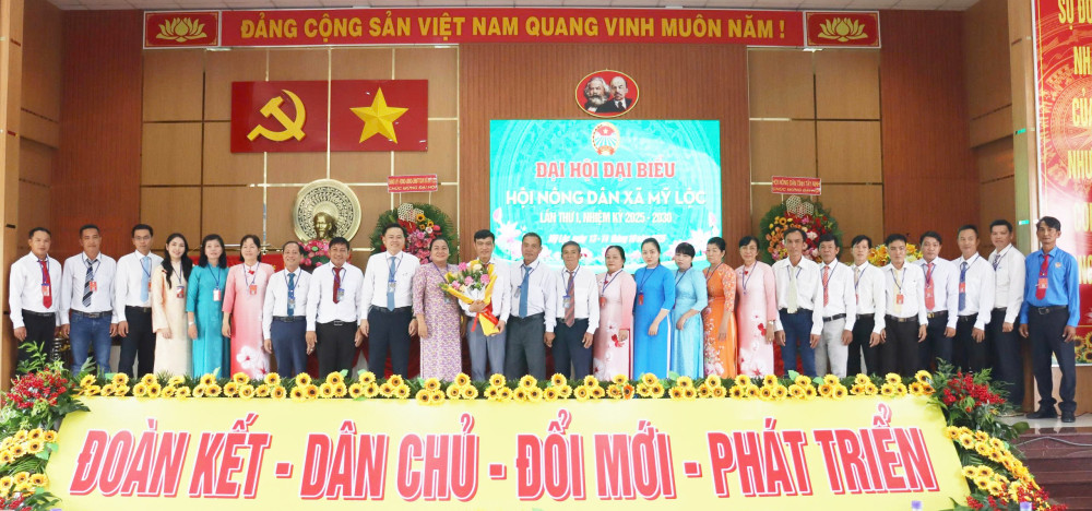 Đại hội đại biểu Hội Nông dân xã Cần Giuộc, xã Mỹ Lộc lần thứ I, nhiệm kỳ 2025-2030