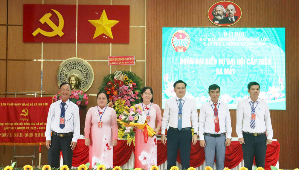 Đại hội đại biểu Hội Nông dân xã Cần Giuộc, xã Mỹ Lộc lần thứ I, nhiệm kỳ 2025-2030