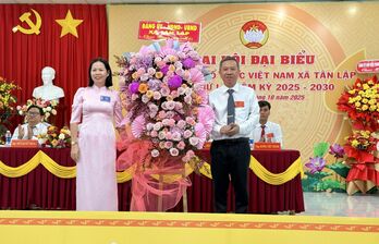 Ông Trịnh Hoài Phong giữ chức Chủ tịch UBMTTQ Việt Nam xã Tân Lập