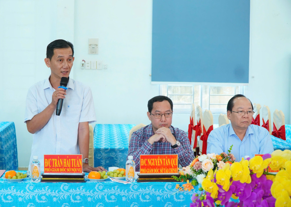 Đoàn Giám sát 268 của Ban Thường vụ Tỉnh ủy làm việc tại xã Phước Lý