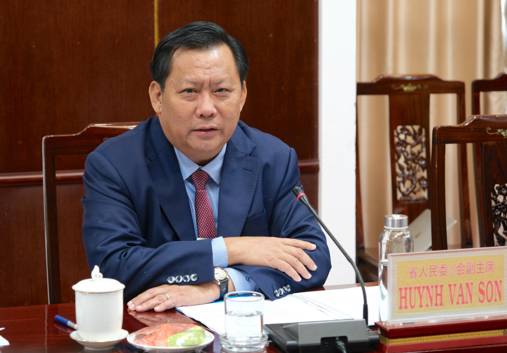 Delegation from Huaibei City People’s Government (China) visits Tay Ninh Province