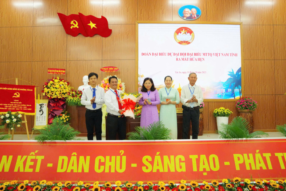 Ông Nguyễn Chí Tâm giữ chức Chủ tịch UBMTTQ Việt Nam phường Tân An, nhiệm kỳ 2025–2030