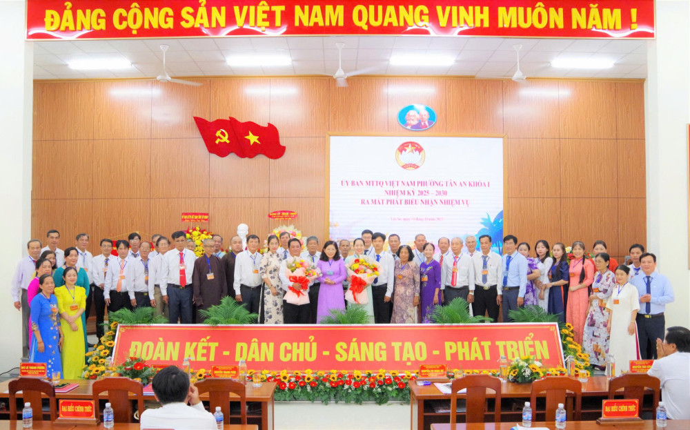 Ông Nguyễn Chí Tâm giữ chức Chủ tịch UBMTTQ Việt Nam phường Tân An, nhiệm kỳ 2025–2030