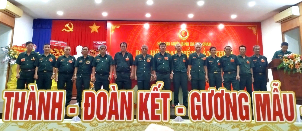 Ông Nguyễn Trọng Đại giữ chức Chủ tịch Hội Cựu chiến binh xã Tân Châu