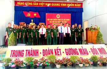 Ông Đặng Văn Ngoan giữ chức Chủ tịch Hội Cựu chiến binh xã Lộc Ninh