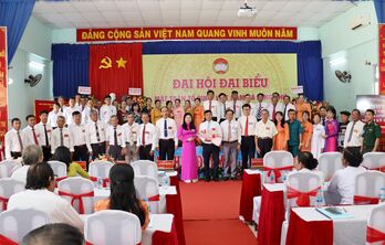 Ông Huỳnh Thiện Khiêm giữ chức Chủ tịch UBMTTQ Việt Nam xã Long Chữ