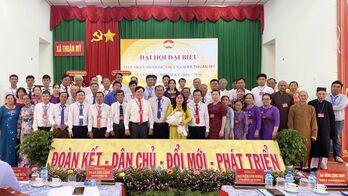 Bà Trần Thị Ngà giữ chức Chủ tịch UBMTTQ Việt Nam xã Thuận Mỹ, nhiệm kỳ 2025-2030