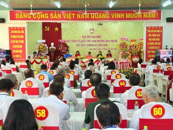 Bà Nguyễn Ngọc Ánh giữ chức Chủ tịch UBMTTQ Việt Nam phường Hòa Thành