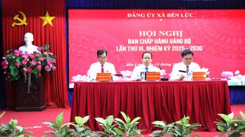 Bến Lức: Hội nghị Ban Chấp hành Đảng bộ xã lần thứ III, nhiệm kỳ 2025-2030