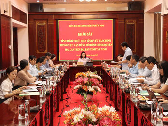 Khảo sát tình hình thực hiện lĩnh vực tài chính trong vận hành mô hình chính quyền địa phương 2 cấp