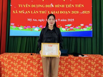 Cô giáo tận tụy với nghề, tận tâm với trẻ