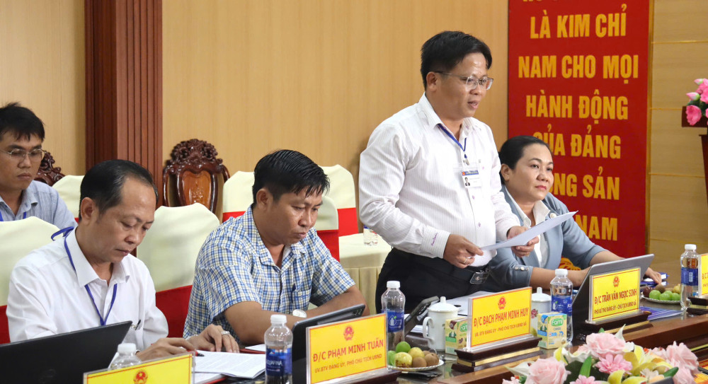 Kiểm tra công tác cải cách hành chính tại xã Mỹ Lộc