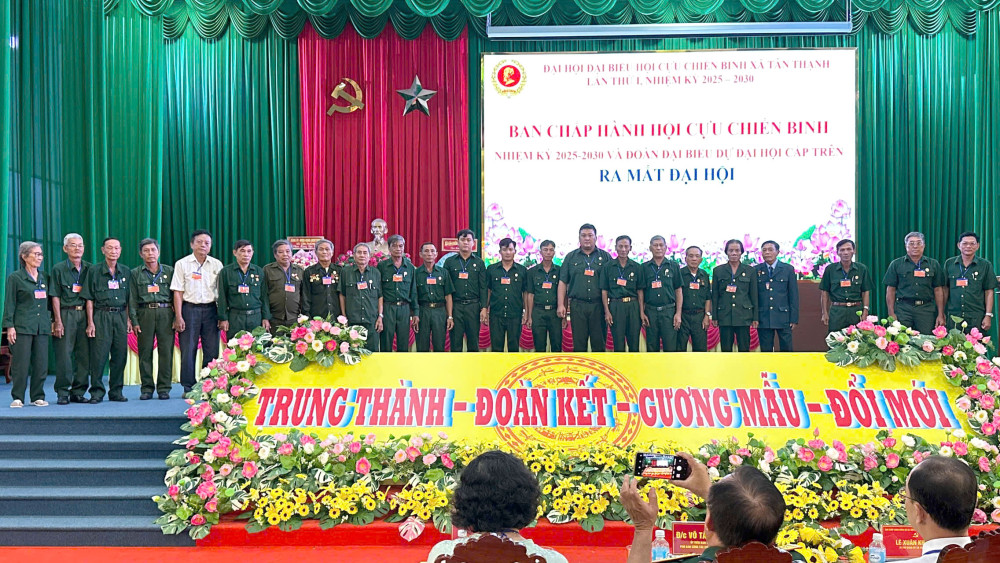 Ông Cai Thanh Trường giữ chức Chủ tịch Hội Cựu chiến binh xã Tân Thạnh, nhiệm kỳ 2025-2030