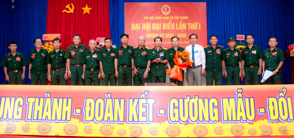 Ông Thái Minh Nhựt giữ chức Chủ tịch Hội Cựu chiến binh xã Tân Thành