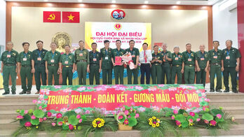 Ông Đoàn Văn Mến giữ chức vụ Chủ tịch Hội Cựu chiến binh xã Nhơn Hòa Lập