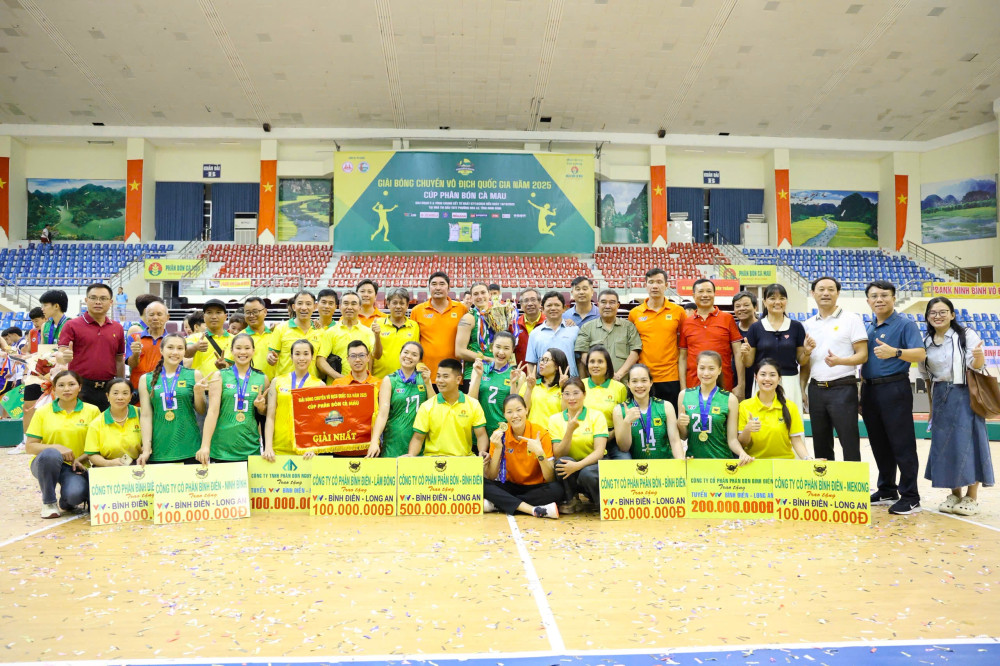 VTV Bình Điền Long An ngược dòng ngoạn mục, bảo vệ thành công chức vô địch quốc gia