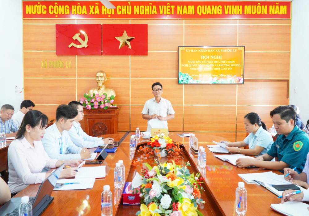 Phước Lý: Đẩy mạnh thực hiện công tác chuyển đổi số theo Nghị quyết số 57