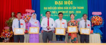 Ông Phan Văn The giữ chức Chủ tịch Hội Nông dân xã Tân Thành