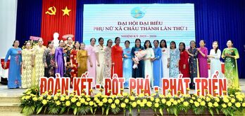 Bà Võ Thị Thúy Nga giữ chức Chủ tịch Hội Liên hiệp Phụ nữ xã Châu Thành