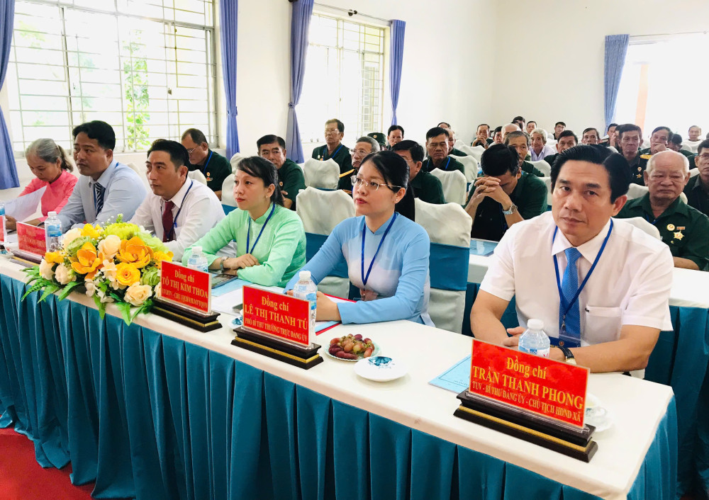 Ông Nguyễn Tấn Thành giữ chức Chủ tịch Hội Cựu chiến binh xã Tân Tập