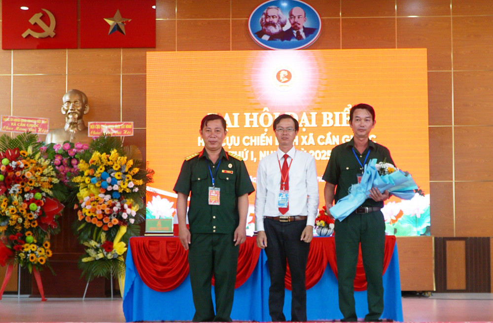 Ông Tô Ngọc Lợi giữ chức Chủ tịch Hội Cựu chiến binh xã Cần Giuộc