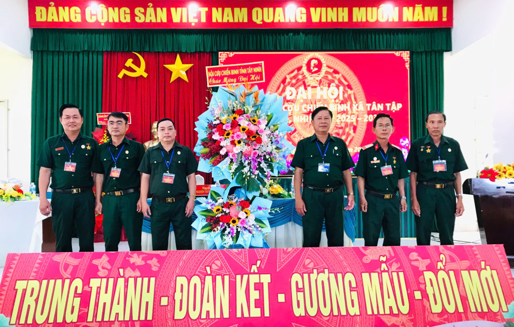 Ông Nguyễn Tấn Thành giữ chức Chủ tịch Hội Cựu chiến binh xã Tân Tập