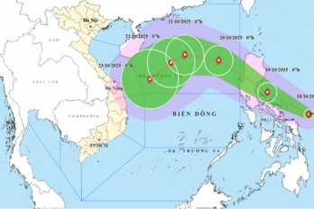 Bão Fengshen sẽ thành bão số 12, đường đi dích dắc do không khí lạnh Bão Fengshen sẽ thành bão số 12, đường đi dích dắc do không khí lạnh