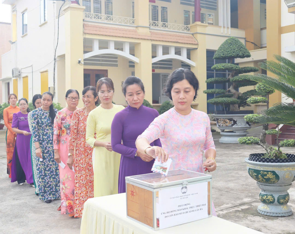 Lan tỏa tấm lòng sau bão, lũ