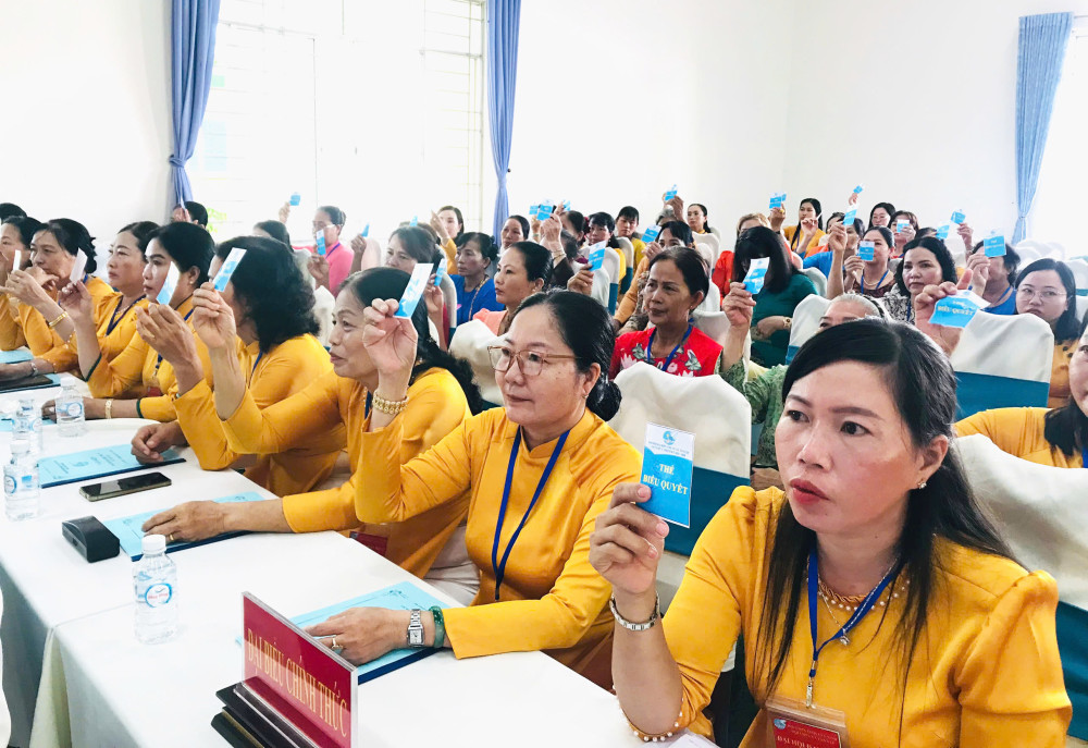 Bà Võ Thị Như Thảo giữ chức Chủ tịch Hội Liên hiệp Phụ nữ xã Tân Tập