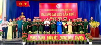 Ông Nguyễn Hoàng Linh giữ chức vụ Chủ tịch Hội Cựu chiến binh xã Dương Minh Châu