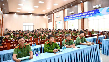 Xã Mỹ Yên: Tập huấn cho lực lượng tham gia bảo vệ an ninh trật tự cơ sở