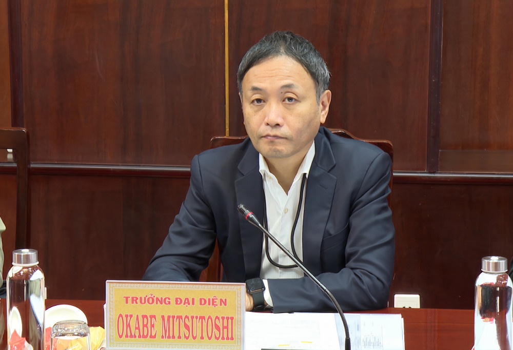 Vice Chairman of Tay Ninh Provincial People's Committee Huynh Van Son worked with the Japan Trade Promotion Group in Ho Chi Minh City