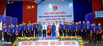 Chị Nguyễn Thị Thắm giữ chức Bí thư Đoàn TNCS Hồ Chí Minh xã Tân Biên
