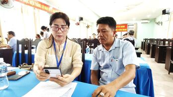 Kiểm tra, giám sát công tác lập bảng kê Tổng điều tra kinh tế năm 2026 tại phường Tân Ninh, phường Bình Minh