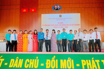 Ông Trần Minh Mẩn giữ chức Chủ tịch Hội Nông dân xã Hòa Khánh