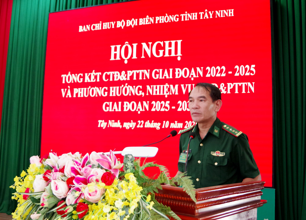Ban Chỉ huy Bộ đội Biên phòng tỉnh Tây Ninh tổng kết công tác Đoàn và phong trào thanh niên giai đoạn 2022-2025