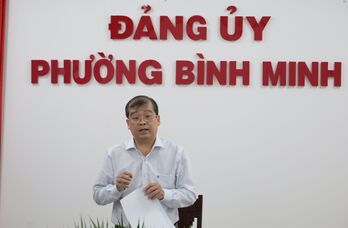 Đoàn Giám sát 268 của Ban Thường vụ Tỉnh ủy làm việc tại phường Bình Minh