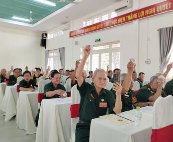 Ông Nguyễn Hữu Tài giữ chức Chủ tịch Hội Cựu chiến binh phường Thanh Điền