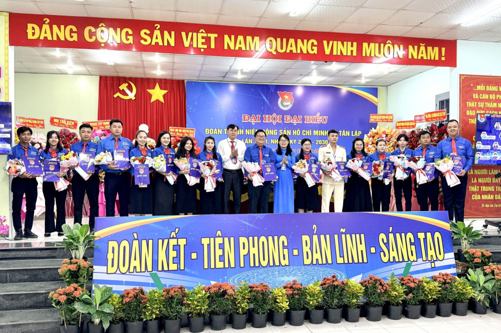 Anh Trần Quyết Thắng giữ chức Bí thư Đoàn TNCS Hồ Chí Minh xã Tân Lập