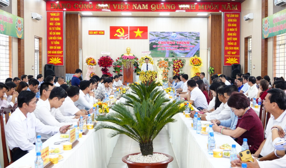 Xã Mỹ Yên luôn mở lối, đồng hành cùng doanh nghiệp phát triển