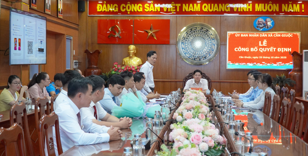 Thành lập Ban Quản lý dự án xã Cần Giuộc