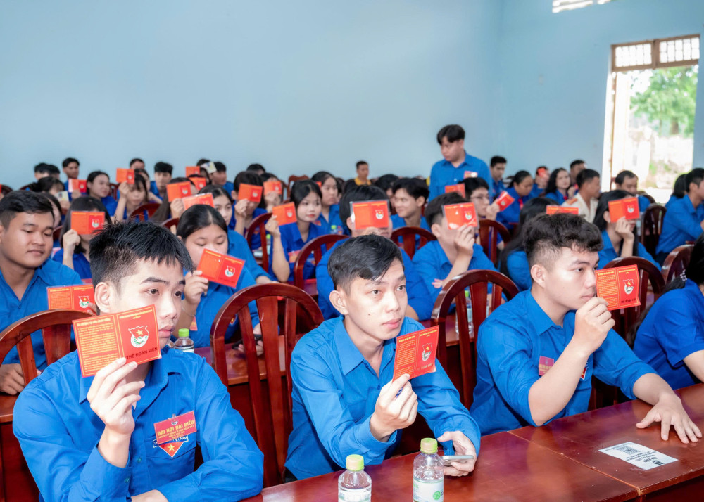 Anh Lê Minh Tân giữ chức Bí thư Đoàn TNCS Hồ Chí Minh xã Thạnh Đức