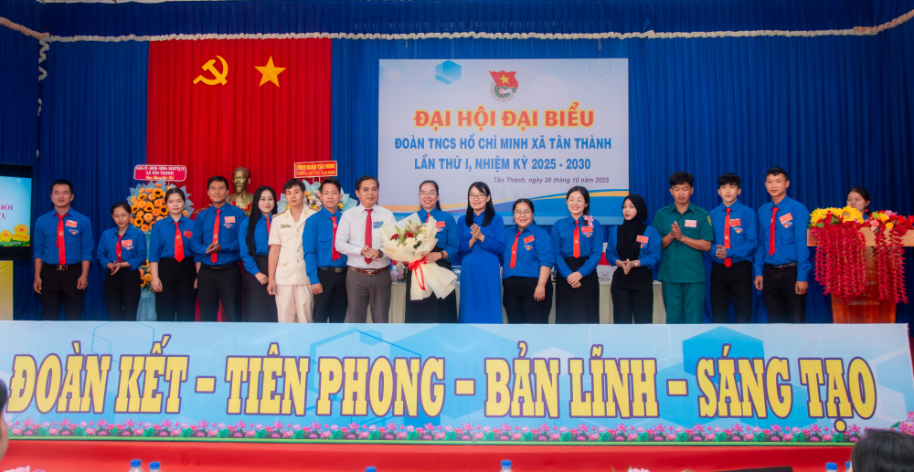 Chị Nguyễn Hoài Thương giữ chức Bí thư Đoàn TNCS Hồ Chí Minh xã Tân Thành